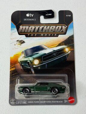 Matchbox The Movie 1968 Ford Mustang Fastback Green 7/12